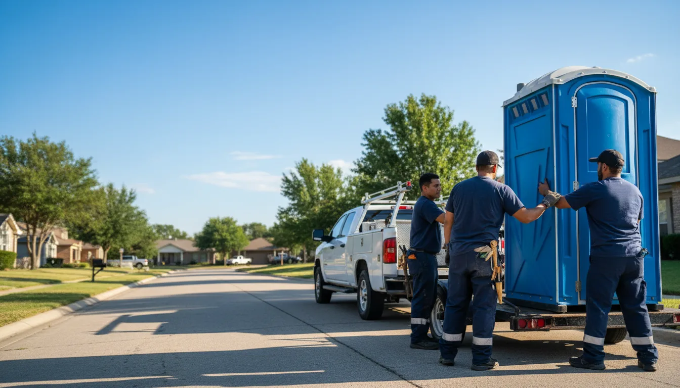 Portable Toilet Rental in Mora, LA near me